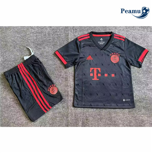 peamu.it - pt045 Maglia Calcio Bayern Monaco Bambino Terza 2022-2023