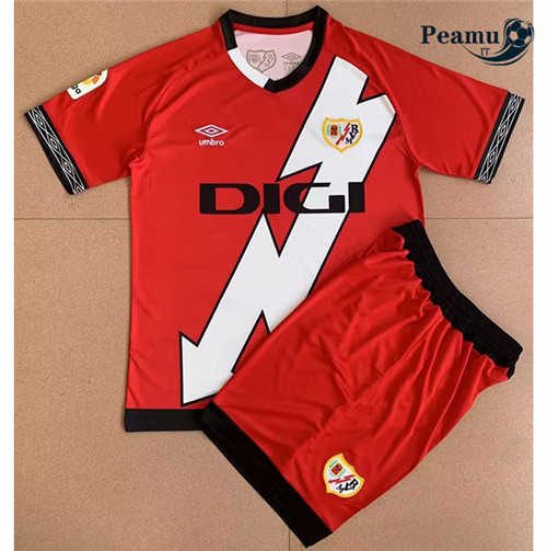 peamu.it - pt062 Maglia Calcio Rayo Vallecano Bambino Exterieur 2022-2023