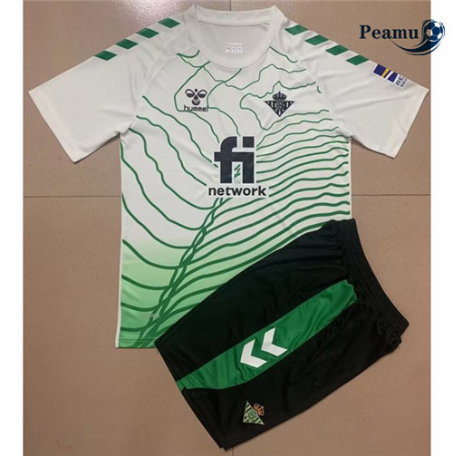 peamu.it - pt065 Maglia Calcio Real Betis Bambino Training Blanc 2022-2023