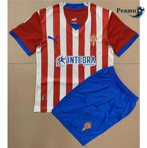 peamu.it - pt072 Maglia Calcio Sporting gijon Bambino Prima 2022-2023