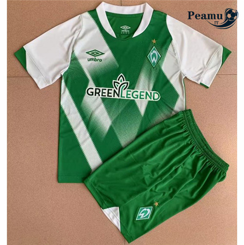 peamu.it - pt075 Maglia Calcio Werder Brema Bambino Domicile 2022-2023