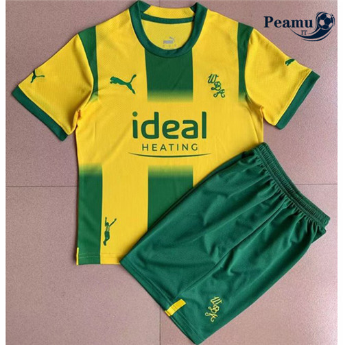 peamu.it - pt076 Maglia Calcio West Bromwich Albion Bambino Exterieur 2022-2023
