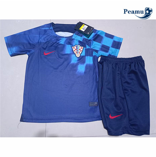 peamu.it - pt082 Maglia Calcio Croazia Enfant Exterieur 2022-2023