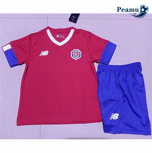 peamu.it - pt092 Maglia Calcio Costa Rica Bambino Domicile 2022-2023
