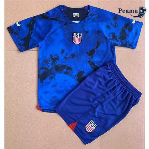 peamu.it - pt095 Maglia Calcio Stati Uniti Bambino Seconda 2022-2023