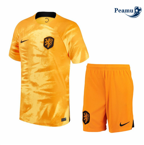 peamu.it - pt102 Maglia Calcio Paesi Bassi Bambino Prima 2022-2023