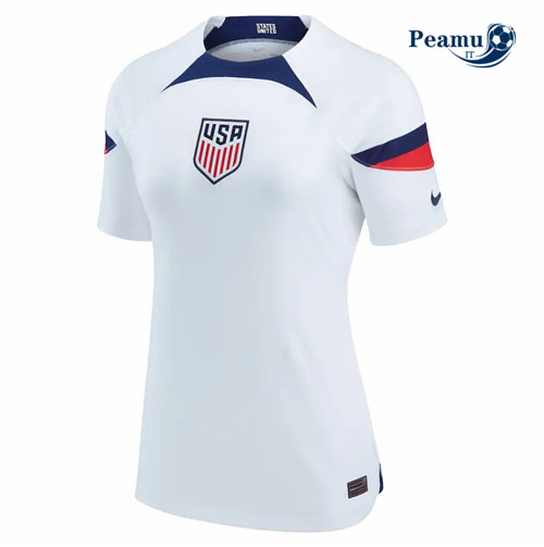 peamu.it - pt129 Maglia Calcio Stati Uniti Donna Prima 2022-2023