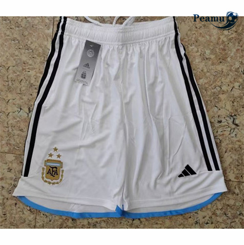 peamu.it - pt147 Maglia Calcio Argentina Short Exterieur 3-star 2022-2023