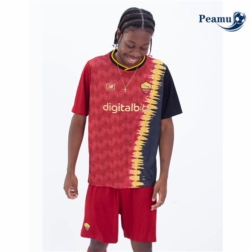 peamu.it - pt169 Maglia Calcio AS Roma Édition spéciale Vert 2022-2023