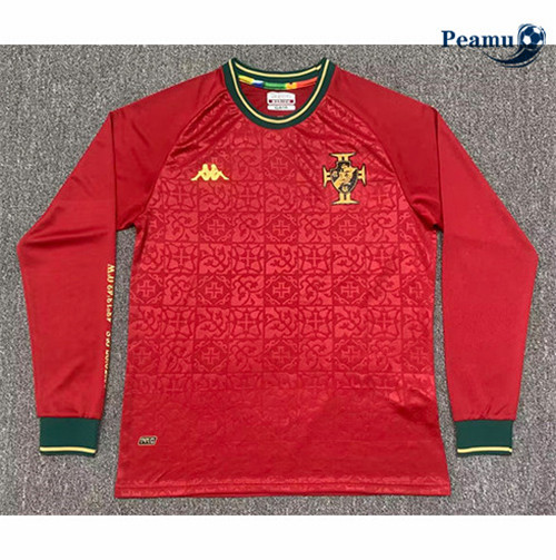 peamu.it - pt204 Maglia Calcio Vasco da Gama Maillot Manche Longue Rouge 2022-2023