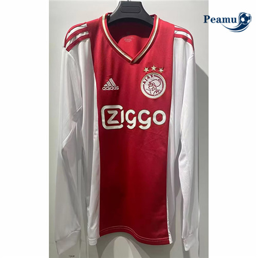 peamu.it - pt213 Maglia Calcio Ajax Domicile Manche Longue 2022-2023