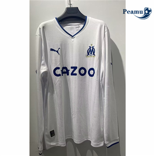 peamu.it - pt237 Maglia Calcio Marsiglia Domicile Manche Longue 2022-2023
