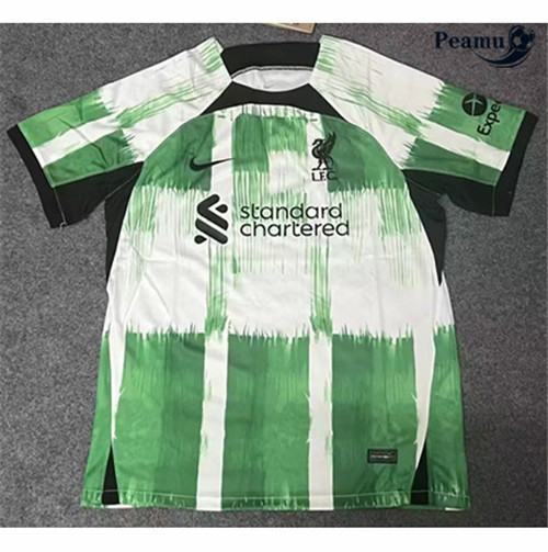 peamu.it - pt262 Maglia Calcio Liverpool training Vert 2022-2023