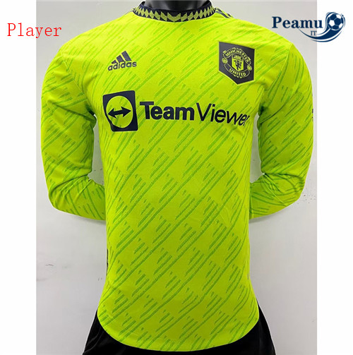 peamu.it - pt266 Maglia Calcio Player Manchester United Third Manche Longue 2022-2023
