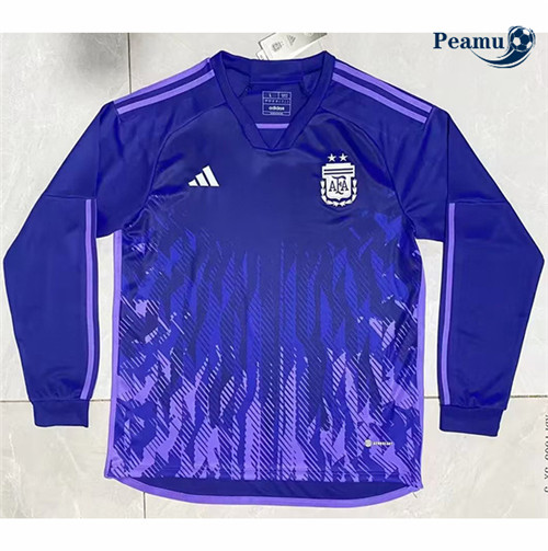 peamu.it - pt285 Maglia Calcio Argentina Exterieur Manche Longue 2022-2023