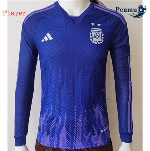 peamu.it - pt296 Maglia Calcio Player Argentina Exterieur Manche Longue 2022-2023