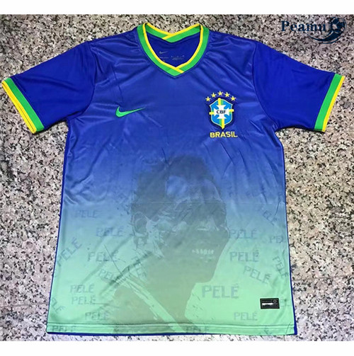 peamu.it - pt307 Maglia Calcio Brasile Édition commémorative Bleu 2022-2023