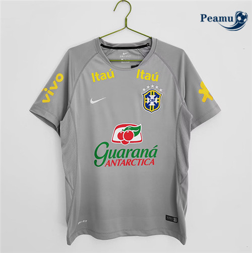 peamu.it - pt311 Maglia Calcio Brasile Maillot Gris 2022-2023