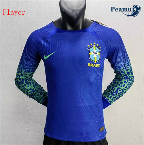 peamu.it - pt317 Maglia Calcio Player Brasile Exterieur Manche Longue 2022-2023