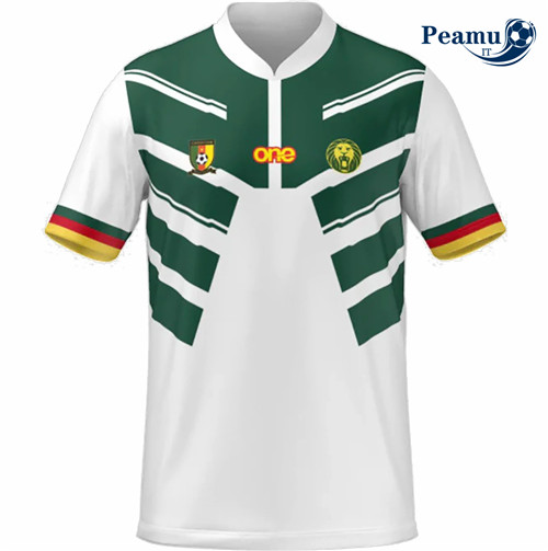 peamu.it - pt319 Maglia Calcio Camerun Exterieur Blanc 2022-2023