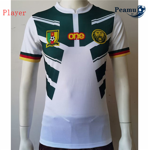 peamu.it - pt323 Maglia Calcio Player Camerun Exterieur Blanc 2022-2023