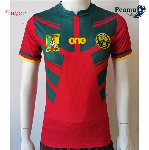 peamu.it - pt324 Maglia Calcio Player Camerun Third Rouge 2022-2023