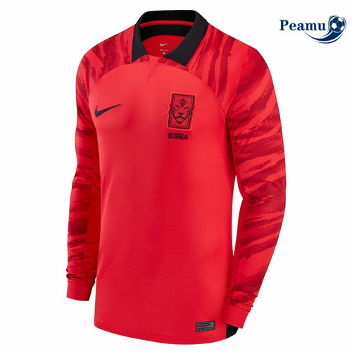 peamu.it - pt328 Maglia Calcio Corea Prima Manche Longue 2022-2023