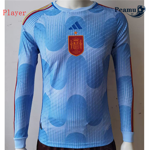 peamu.it - pt333 Maglia Calcio Player Spagna Exterieur Manche Longue 2022-2023