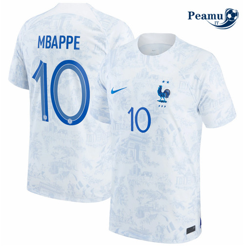 peamu.it - pt339 Maglia Calcio Francia Exterieur Mbappe 10 2022-2023