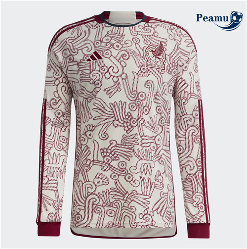 peamu.it - pt357 Maglia Calcio Messico Seconda Manche Longue 2022-2023