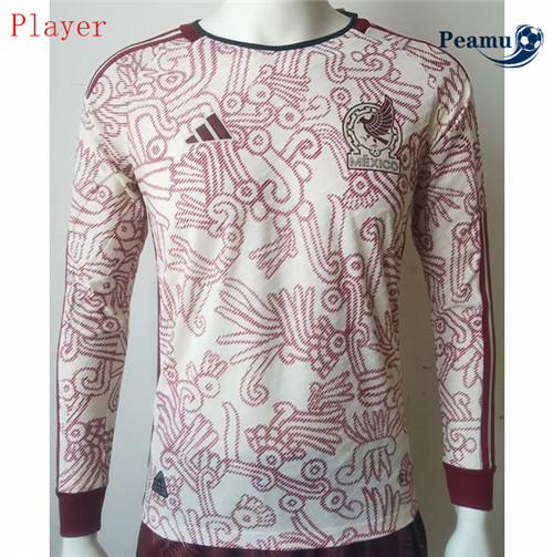 peamu.it - pt360 Maglia Calcio Player Messico Seconda Manche Longue 2022-2023