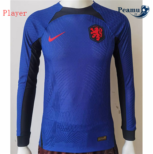 peamu.it - pt364 Maglia Calcio Player Paesi Bassi Exterieur Manche Longue 2022-2023