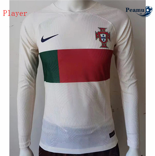 peamu.it - pt370 Maglia Calcio Player Portogallo Exterieur Manche Longue 2022-2023
