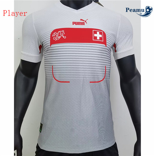 peamu.it - pt376 Maglia Calcio Player Svizzera Exterieur 2022-2023