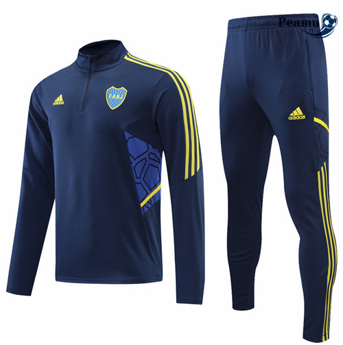 peamu.it - pt384 Maglia Tuta Calcio Boca Juniors Bleu 2022-2023