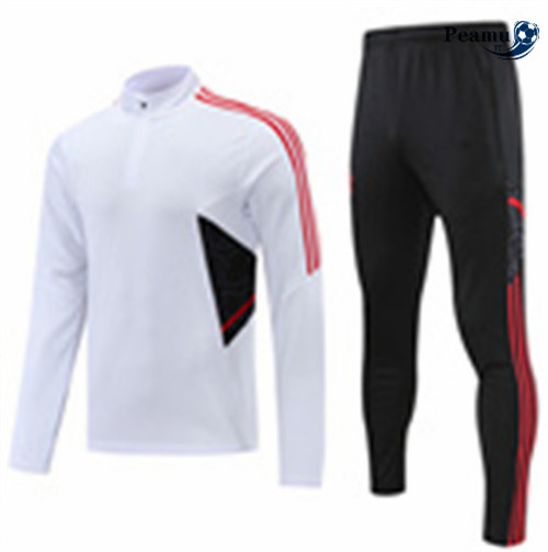peamu.it - pt389 Maglia Tuta Calcio Bayern Monaco Blanc 2022-2023