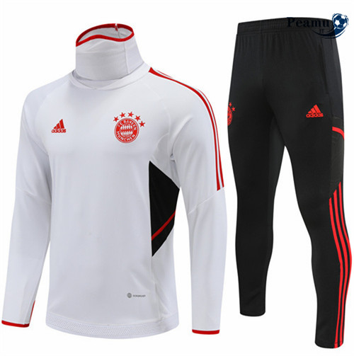 peamu.it - pt392 Maglia Tuta Calcio Bayern Monaco Blanc 2022-2023
