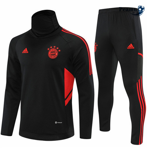 peamu.it - pt393 Maglia Tuta Calcio Bayern Monaco Noir 2022-2023