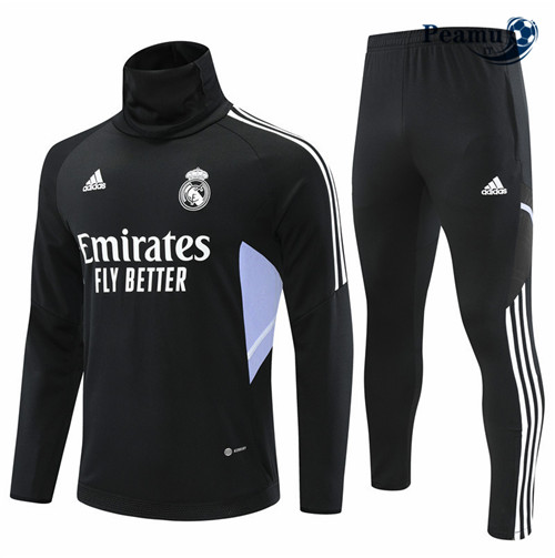 peamu.it - pt409 Maglia Tuta Calcio Real Madrid Noir 2022-2023