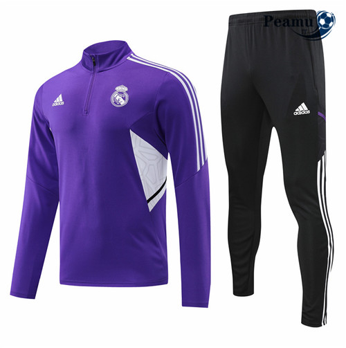 peamu.it - pt413 Maglia Tuta Calcio Real Madrid Pourpre 2022-2023