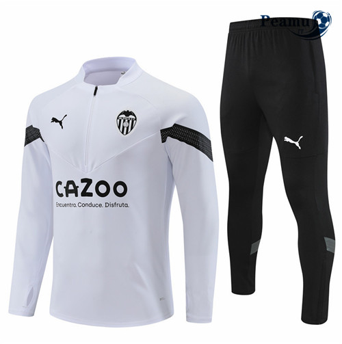 peamu.it - pt417 Maglia Tuta Calcio Valenza Blanc 2022-2023