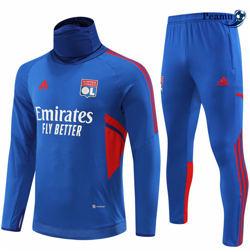 peamu.it - pt422 Maglia Tuta Calcio Lyon Bleu 2022-2023