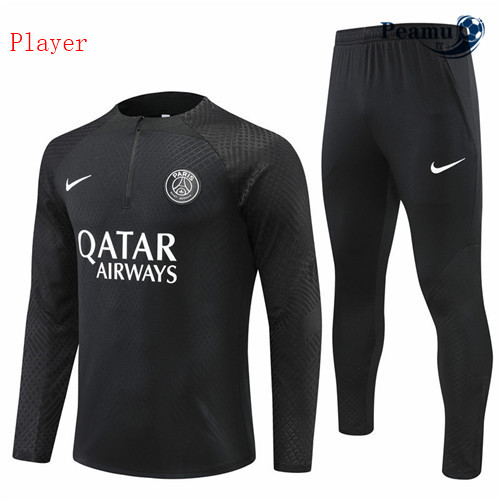 peamu.it - pt424 Maglia Tuta Calcio Paris PSG player Noir 2022-2023