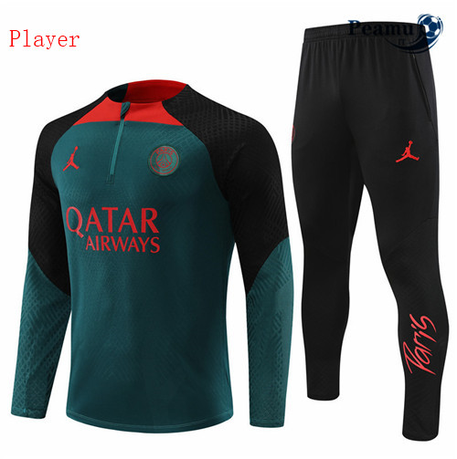 peamu.it - pt429 Maglia Tuta Calcio Paris PSG player Vert 2022-2023