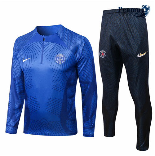 peamu.it - pt437 Maglia Tuta Calcio Paris PSG Bleu 2022-2023