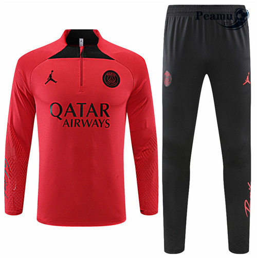 peamu.it - pt450 Maglia Tuta Calcio Paris PSG Rouge 2022-2023