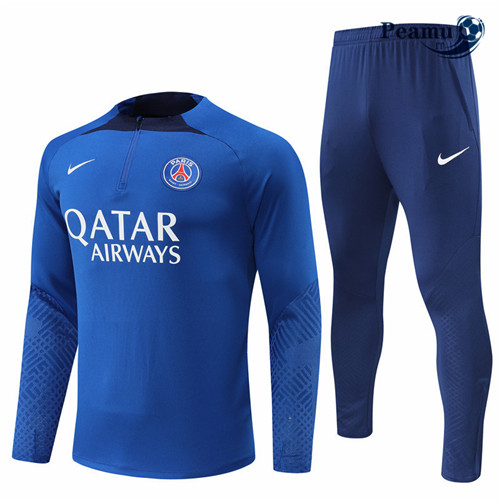 peamu.it - pt457 Maglia Tuta Calcio Paris PSG Bleu 2022-2023