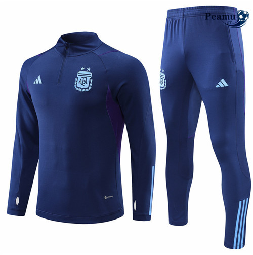 peamu.it - pt460 Maglia Tuta Calcio Argentina Bleu 2022-2023
