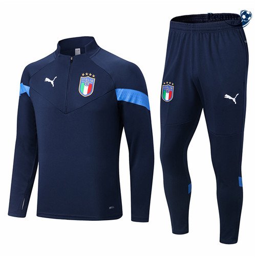 peamu.it - pt487 Maglia Tuta Calcio Italia Bleu 2022-2023
