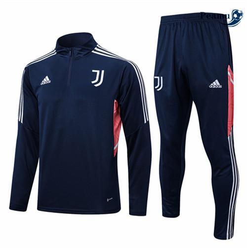 peamu.it - pt541 Maglia Tuta Calcio Juventus Bleu 2022-2023